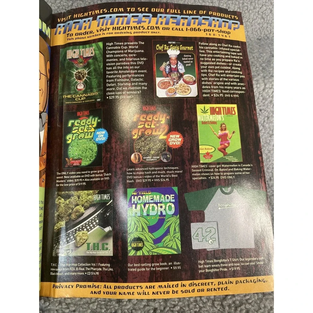 High Times Pauly Shore Summer‎ Planting Guide July 2003 Magazine